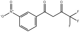 4,4,4-trifluoro-1-(3-nitrophenyl)butane-1,3-dione,57965-20-5,结构式