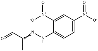 1-[2,4-DINITROPHENYLHYDRAZONE]PYRUVALDEHYDE 结构式