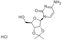2',3'-O-ISOPROPYLIDENECYTIDINE HYDROCHLORIDE,57977-73-8,结构式