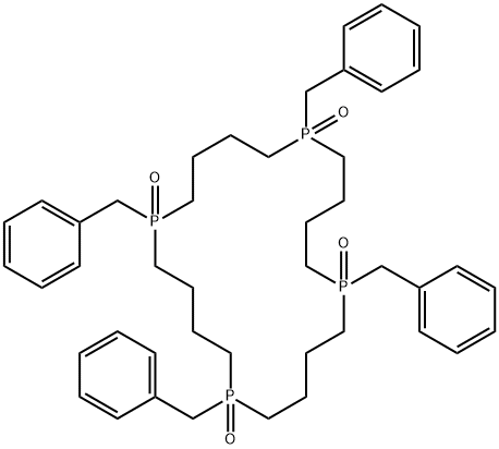 1,6,11,16-Tetrabenzyl-1,6,11,16-tetraphosphacycloicosane 1,6,11,16-tetraoxide,57978-16-2,结构式