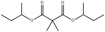 2,2-Dimethylpropanedioic acid bis(1-methylpropyl) ester 结构式