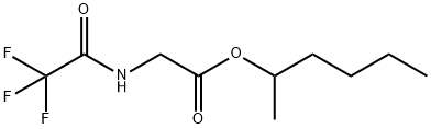 N-(Trifluoroacetyl)glycine 1-methylpentyl ester,57983-14-9,结构式