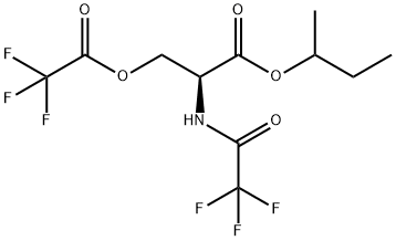 N,O-Di(trifluoroacetyl)-L-serine 1-methylpropyl ester,57983-19-4,结构式