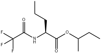 N-(Trifluoroacetyl)-L-norvaline 1-methylpropyl ester Struktur