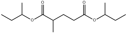 2-Methylpentanedioic acid bis(1-methylpropyl) ester Structure