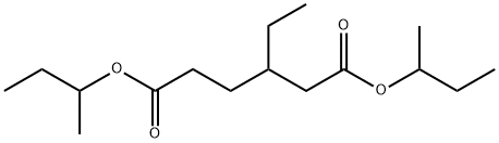 3-Ethylhexanedioic acid bis(1-methylpropyl) ester,57983-54-7,结构式