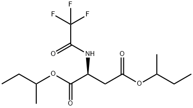 N-(Trifluoroacetyl)-L-aspartic acid bis(1-methylpropyl) ester,57983-73-0,结构式