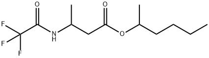 3-[(Trifluoroacetyl)amino]butanoic acid 1-methylpentyl ester|