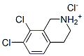 7,8-dichloro-1,2,3,4-tetrahydroisoquinolinium chloride Structure