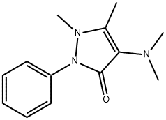 アミノピリン 化学構造式