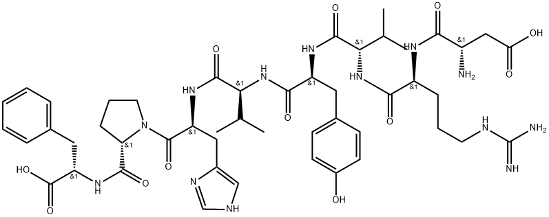 血管紧张素,58-49-1,结构式