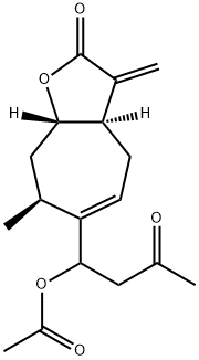 隐苍耳内酯 结构式