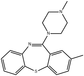 甲硫平, 5800-19-1, 结构式