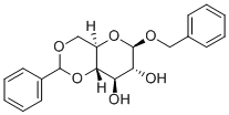 Benzyl4,6-O-benzylidene-b-D-glucopyranoside Struktur