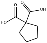 1,1-环戊基二羧酸,5802-65-3,结构式