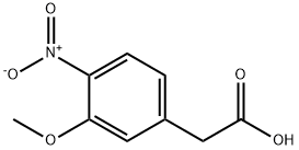 2-(3-METHOXY-4-NITROPHENYL)ACETIC ACID, 5803-22-5, 结构式