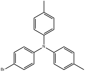 4-Bromo-4',4''-dimethyltriphenylamine Structure