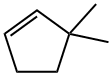 3,3-dimethylcyclopentene, 58049-91-5, 结构式