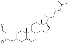 Cholesteryl 3-chloropropionate 化学構造式