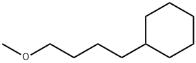 4-メトキシブチルシクロヘキサン 化学構造式