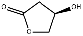 (R)-(+)-3-ヒドロキシ-γ-ブチロラクトン 化学構造式