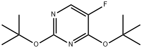 2,4-DI-TERT-BUTOXY-5-FLUORO-PYRIMIDINE,58090-53-2,结构式