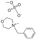 4-メチル-4-(フェニルメチル)モルホリニウム・メチルスルファート 化学構造式