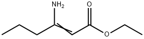 2-Hexenoic  acid,  3-amino-,  ethyl  ester Structure