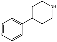 4-(4-ピペリジニル)ピリジン 化学構造式