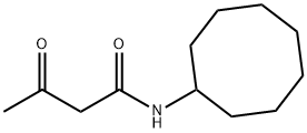 N-环辛基-3-氧代丁酰胺 结构式