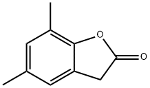 2(3H)-Benzofuranone,  5,7-dimethyl- 结构式
