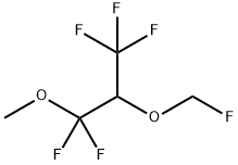 fluoromethyl 2-methoxy-2,2-difluoro-1-(trifluoromethyl)ethyl ether Struktur