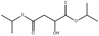 Butanedioic acid, hydroxy-, bis(1-Methylethyl) ester 化学構造式