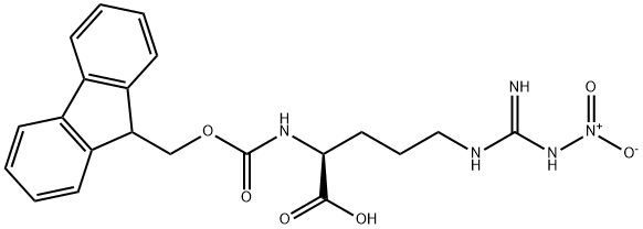 Nα-FMOC-Nω-硝基-L-精氨酸,58111-94-7,结构式