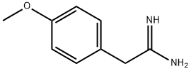 2-(4-METHOXY-PHENYL)-ACETAMIDINE, 58125-01-2, 结构式