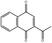2-Acetylnaphthalene-1,4-dione Struktur