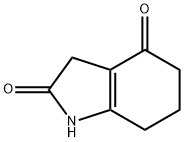 2,3,4,5,6,7-ヘキサヒドロ-1H-インドール-2,4-ジオン 化学構造式