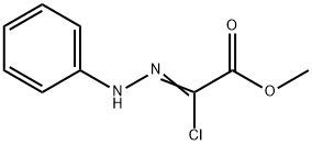 METHYL 2-CHLORO-2-N''-(PHENYL)HYDRAZINO ACETATE 化学構造式