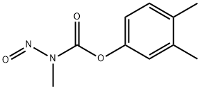 N-メチル-N-ニトロソカルバミド酸3,4-ジメチルフェニル 化学構造式