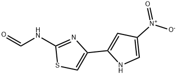 N-[4-(4-Nitro-1H-pyrrol-2-yl)-2-thiazolyl]formamide Structure