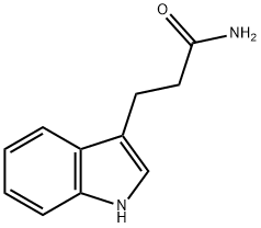 インドール-3-プロピオンアミド 化学構造式