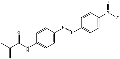3-甲基丙烯酰胺分散橙, 58142-15-7, 结构式