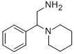 2-苯基-2-(哌啶-1-基)乙胺, 5815-73-6, 结构式
