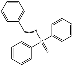 (Benzylideneamino)diphenylphosphine sulfide Structure