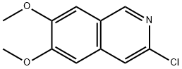 3-氯-6,7-二甲氧基异喹啉, 58163-20-5, 结构式