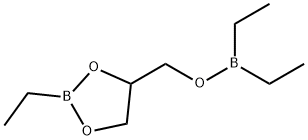Diethyl[[(2-ethyl-1,3,2-dioxaborolan-4-yl)methyl]oxy]borane Structure
