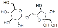 6-O-(α-D-グルコピラノシル)-α-D-フルクトフラノース 化学構造式