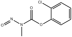 Methylnitrosocarbamic acid 2-chlorophenyl ester Struktur