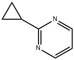 Pyrimidine, 2-cyclopropyl- (9CI) Structure