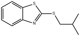 Benzothiazole, 2-[(2-methylpropyl)thio]- (9CI) Structure